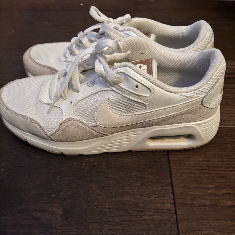 White Nike sneakers